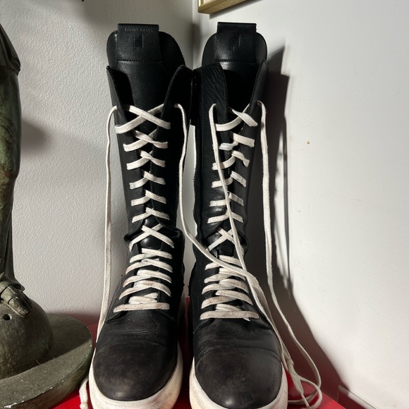 Rick Owens Black High-Top women's Shoes